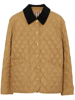 Burberry: Стёганые куртка 