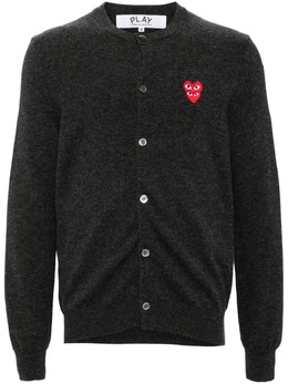 Comme Des Garçons Play: Кардиган  Heart из шерсти