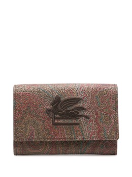 ETRO: Коричневый кошелёк  Pegaso