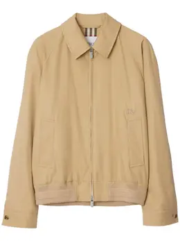 Burberry: Бежевая куртка  Harrington