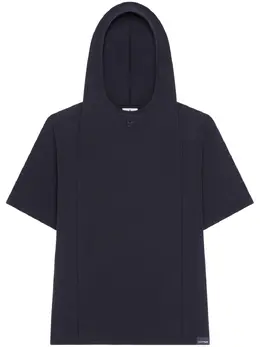 Courrèges: Футболка с капюшоном 