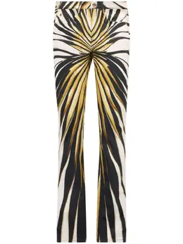 Roberto Cavalli: Брюки с принтом 