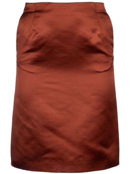 Loro Piana: Оранжевая юбка 