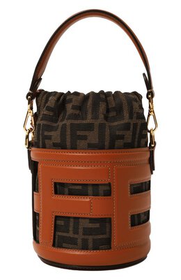 Fendi: Коричневая сумка 