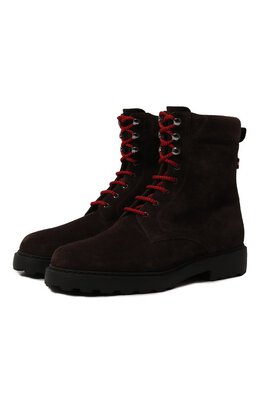 Bally: Серебристые ботинки 