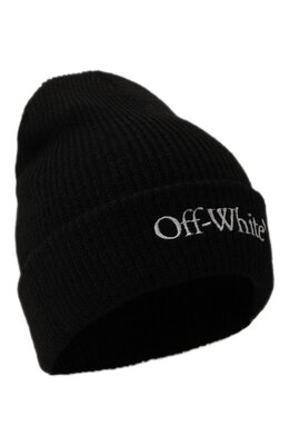 Off-White: Чёрная шапка 