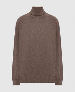 John Smedley: Коричневый свитер 