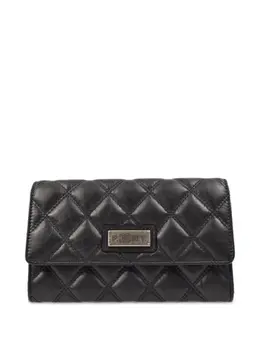 CHANEL Pre-Owned: Чёрный кошелёк 