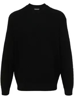 Emporio Armani: Чёрный свитер 