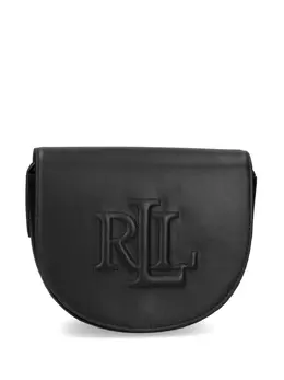 Lauren Ralph Lauren: Чёрная сумка через плечо 