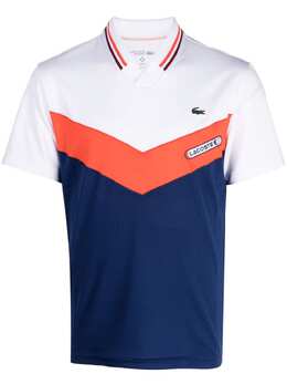 Lacoste: Голубое поло 