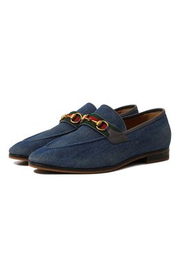 Gucci: Синие туфли 