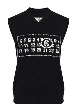 MM6 Maison Margiela: Трикотажный жилет 