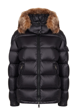 MONCLER: Чёрная куртка 