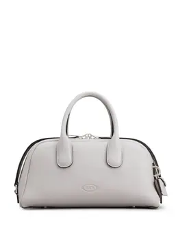 Tod's: Серебристая сумка-шоппер 