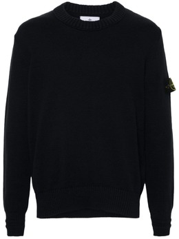Stone Island: Синий свитер  Compass