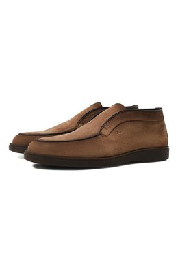 Santoni: Коричневые ботинки 