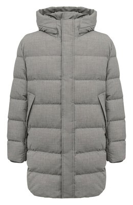 Corneliani: Пуховик с капюшоном 
