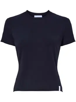 Proenza Schouler White Label: Чёрная футболка 