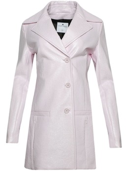 Courrèges: Кожаное пальто 