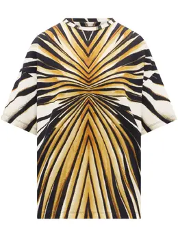 Roberto Cavalli: Футболка с принтом 