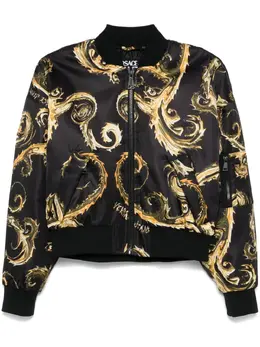 Versace Jeans Couture: Чёрная куртка 