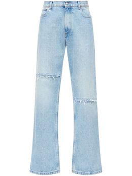 MM6 Maison Margiela: Рваные джинсы 
