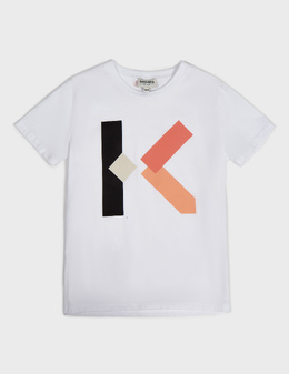 KENZO: Белая футболка 