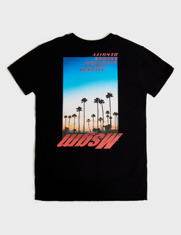 MSGM KIDS: Чёрная футболка 