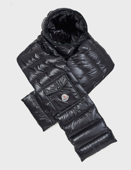 MONCLER: Чёрный шарф 