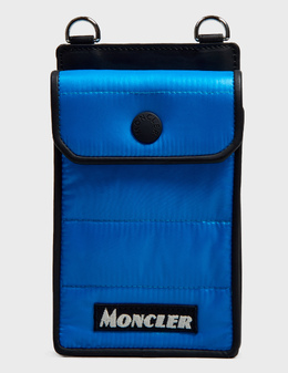 MONCLER: Блакитні сумки 
