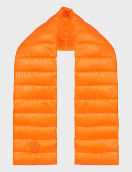 MONCLER: Оранжевый шарф 