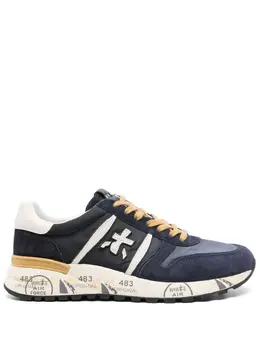 Premiata: Синие кроссовки  Lander