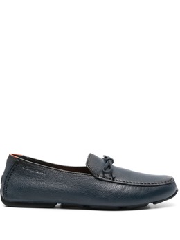 Santoni: Синие туфли 