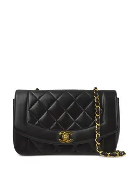 CHANEL Pre-Owned: Чёрная сумка 