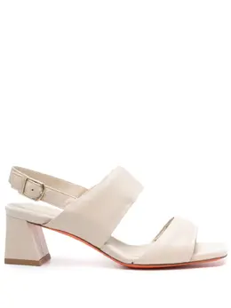 Santoni: Светлые сандалии 