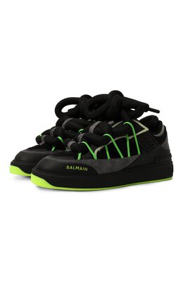 Balmain: Зелёные кеды  B-Court