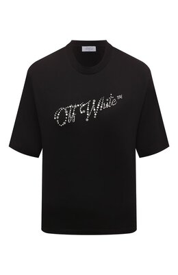 Off-White: Хлопковая футболка 