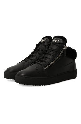Giuseppe Zanotti Design: Чёрные кеды  Kriss Winter
