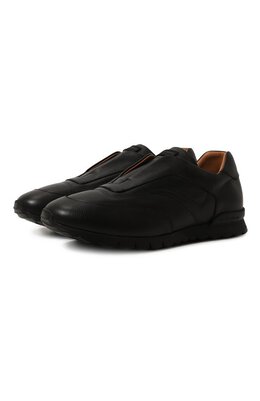 Kiton: Чёрные кроссовки 