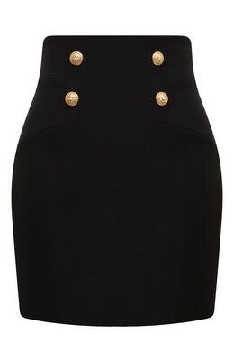 Balmain: Юбка из шерсти 