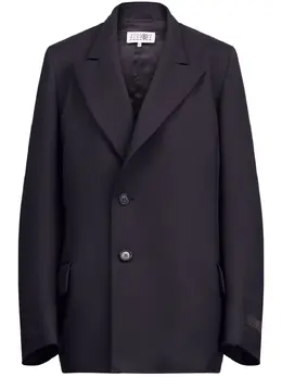 MM6 Maison Margiela: Чёрный жакет 