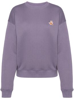 Maison Kitsuné: Фиолетовый свитшот 