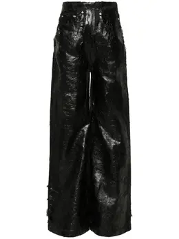 Rick Owens DRKSHDW: Чёрные брюки 