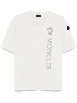 Moncler: Белая футболка 