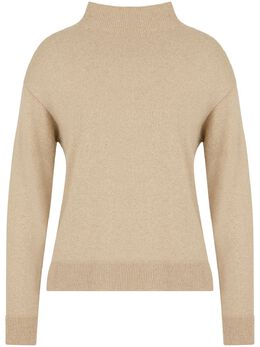 Armani Exchange: Бежевый свитер 