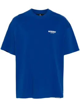Represent: Голубая футболка 