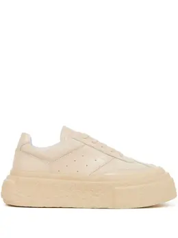 MM6 Maison Margiela: Бежевые кроссовки 