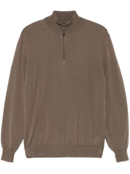 Canali: Коричневый свитер 