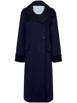 Proenza Schouler White Label: Синее пальто 